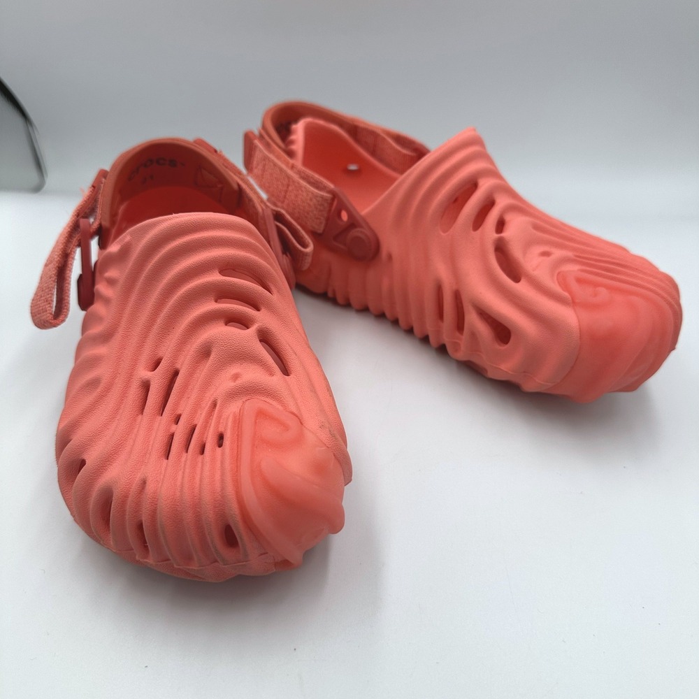 Salehe Bembury Crocs Pollex Clog Persimmon Kids 5+ Size J1 7 7/8″ 208600 C23